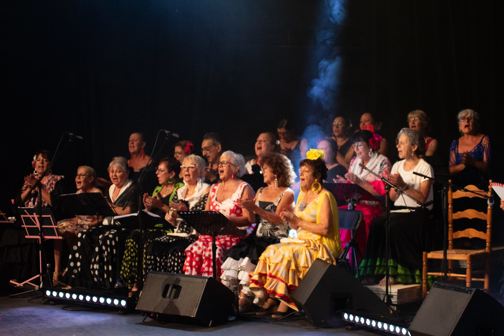 Le coro rociero Pellizco sur scène