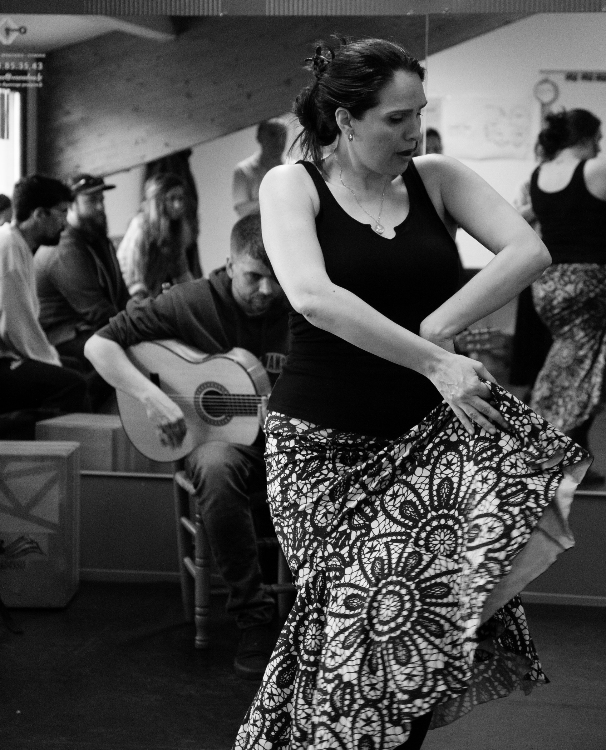 Stage de danse flamenca accompagné à la guitare